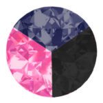 London Topaz-Pink Sapphire-Black Sapphires